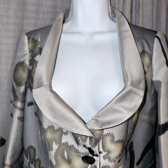 Women’s Giorgio Armani RARE Silk Organza Blazer Sz 40 mint ! - Picture 7 of 13